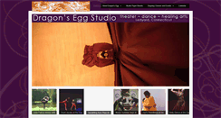 Desktop Screenshot of dragonseggstudio.org